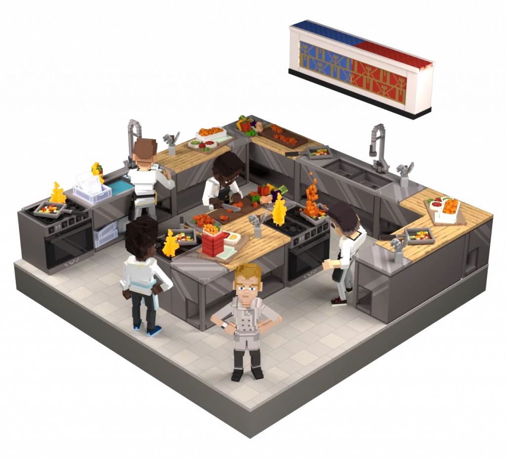 The Sandbox 與 Gordon Ramsay 合作將地獄廚房帶入 Metaverse