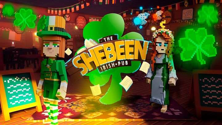 The Irish Shebeen debuts as the Metaverse's first Irish bar in the Sandbox.