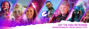 The World Music Awards will be held in the CEEK VR Metaverse