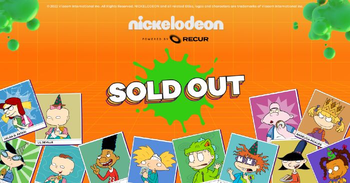 Nickelodeon است nft