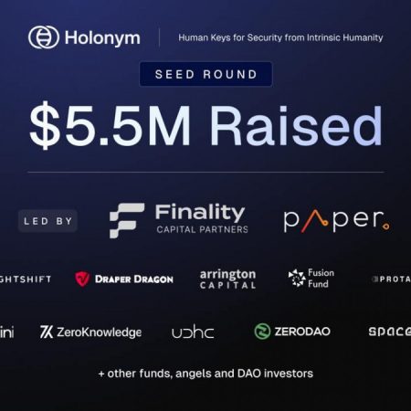 Holonym Foundation Emerges with $5.5 Million Seed Funding to Provide Global Digital Personhood with Human Keys