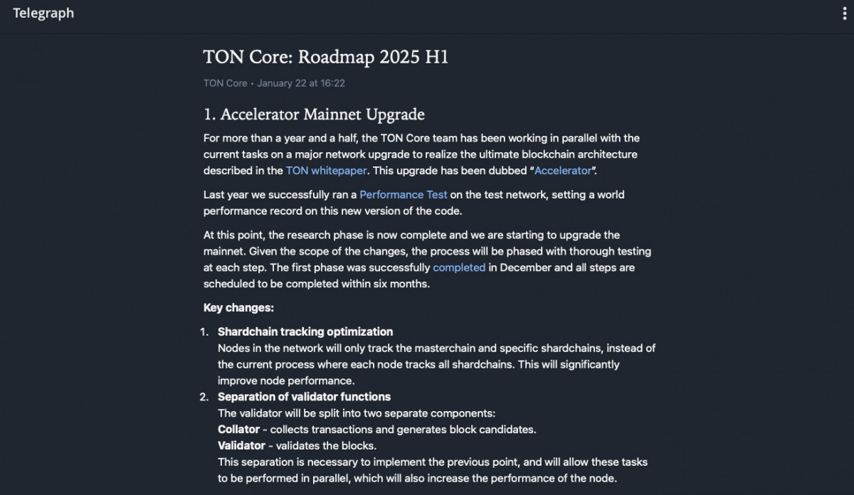 TON’s ambitious 2025 roadmap introduces features like BTC Teleport and an L2 payment network, underscoring its focus on improving usability and performance.