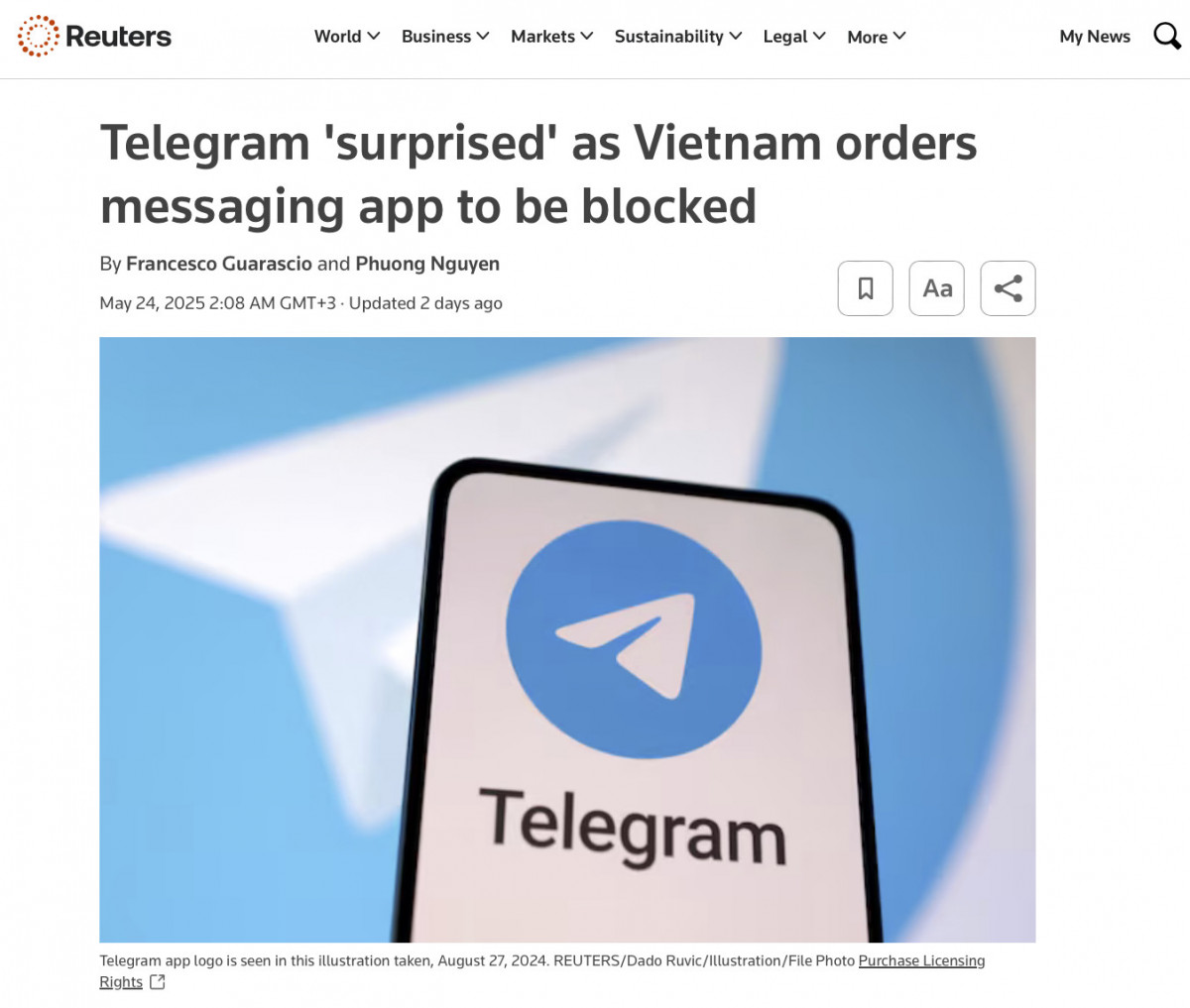 Vietnam moves to block Telegram while France denies Pavel Durov U.S. travel, intensifying regulatory scrutiny around the platform.