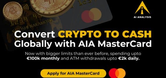 AI Analysis Launches The AIA Mastercard – The Future of Crypto-Fiat Transactions