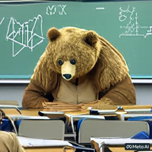 AI-generated video: bear