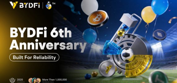 BYDFi Marks 6th Anniversary with Month-Long Celebration, Built for Reliability