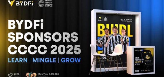 BYDFi Joins CCCC Lisbon 2025 as Sponsor, Empowering Creators and Web3 Education