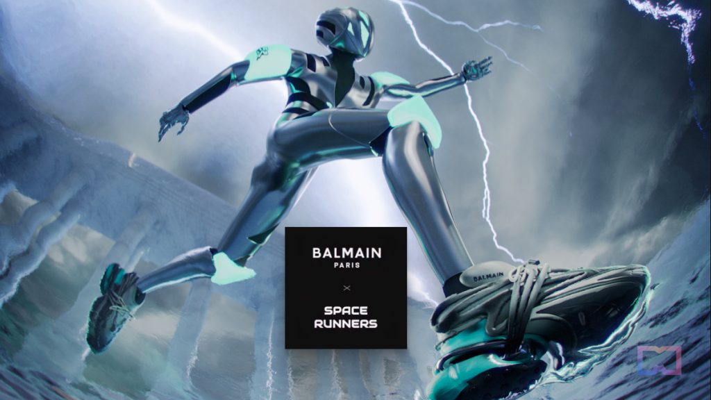 Balmain, Space Runners, and Seizon Partner for a Fashion Metaverse and Phygital Unicorn Sneakers