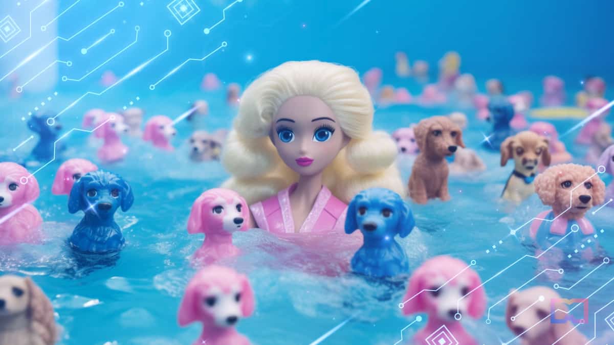 Barbie dog swimming pool hot sale