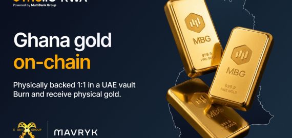 MultiBank Group’s crypto arm mb.io brings Ghana gold on-chain with Kings Orbis, EON3 & Mavryk