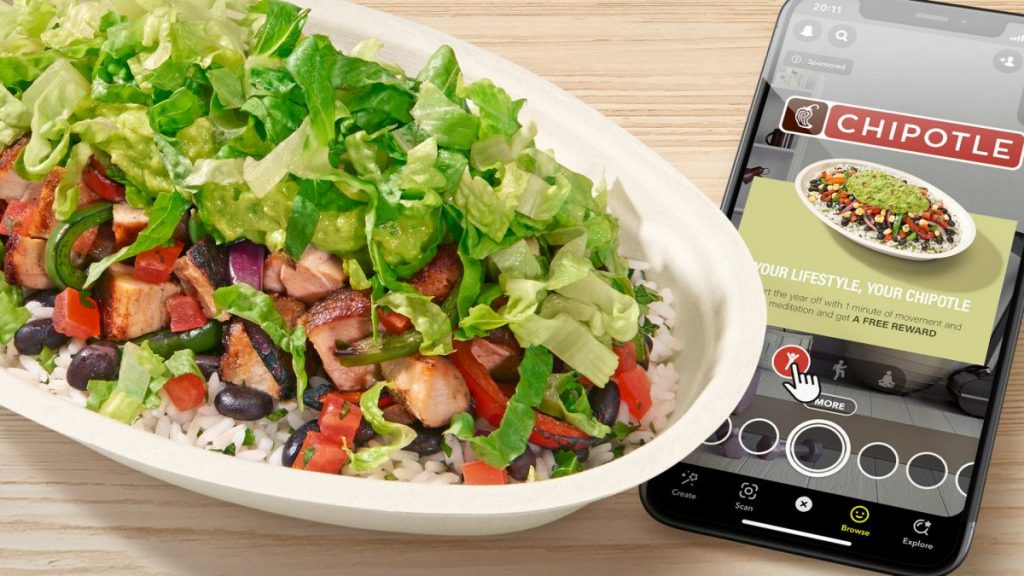 Chipotle partners with Snapchat to launch a wellness-inspired AR experience