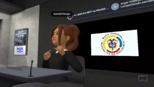 Kolumbija gosti prvi sodni postopek v virtualni resničnosti z uporabo Quest 2