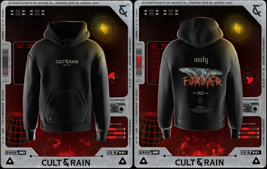 Cult&Rain Announces the Upcoming Drop of its Phygital Hoodie Collection