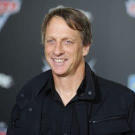 Tony Hawk, American professional skateboarder and actor.