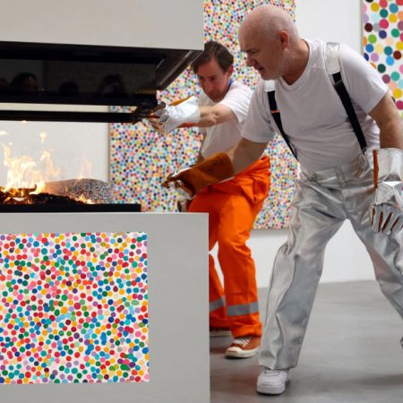 Damien Hirst burns 4,851 artworks from The Currency NFT collection