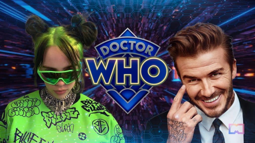 David Beckham, Billie Eilish in Doktor Who File NFT in prijave blagovnih znamk Metaverse