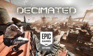 Enter the Wasteland: Survive, Conquer and Thrive in a Post-Apocalyptic Legeplads med DECIMATED