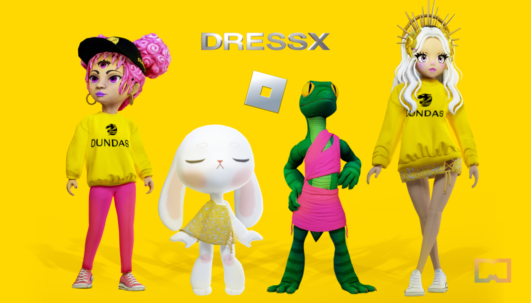 DressX werkt samen met Dundas om de luxe kleding van het merk naar Roblox te brengen