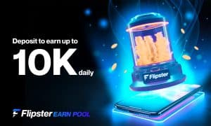 Flipster lanseeraa uuden ansaintapool -ominaisuuden, jonka avulla käyttäjät voivat ansaita jopa 10 XNUMX USDT päivittäin kryptollaan