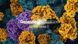 Generate:Biomedicines Raises $273M for Generative AI-driven Clinical Therapeutics