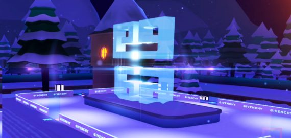 Givenchy Beauty transforms its Roblox venue into a Winter Wonderland