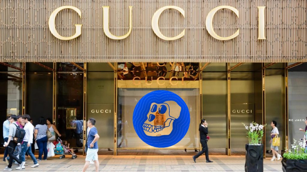 Gucci přijímá platby v ApeCoin; BitPay přijímá Euro Coin a ApeCoin