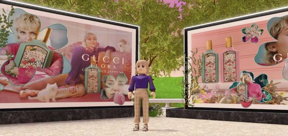 Gucci promotes its new fragrance on Roblox