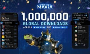 „Mavia“ herojai viršijo 1 milijoną atsisiuntimų ir dominuoja pasauliniuose „App Store“ reitinguose prieš „Token“ paleidimą