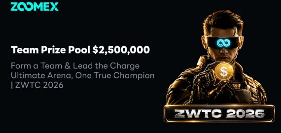 Zoomex Launches ZWTC 2026 Multi-Asset Trading Championship With a Record Prize Pool of Up to 5 Million USDT