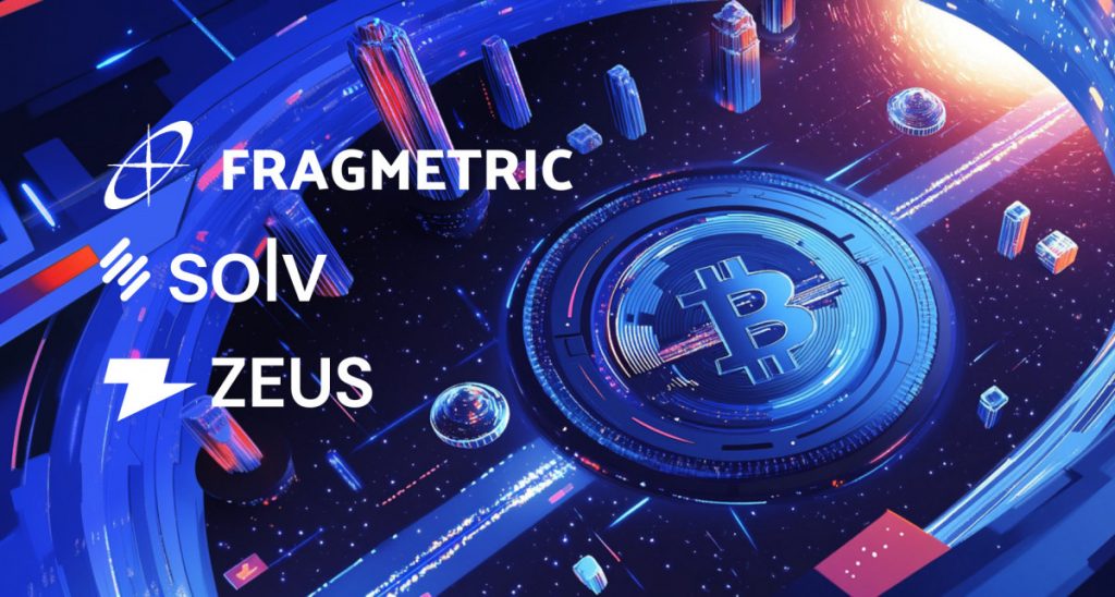 Solv Protocol, Fragmetric e Zeus Network firmam parceria para lançar o FragBTC: produto Bitcoin nativo da Solana para geração de rendimentos