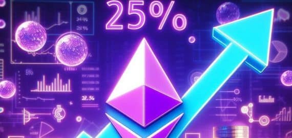 Ethereum Network Winesses Over 25% of ETH Total Supply Staked