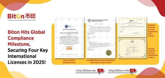 Major Announcement: Biton Completes Global Strategic Compliance Layout