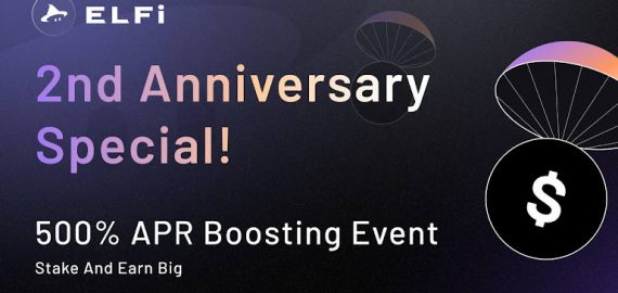 ELFi Protocol Marks 2-Year Milestone with $1.6B in Volume and Launches 500% APR Liquidity Event