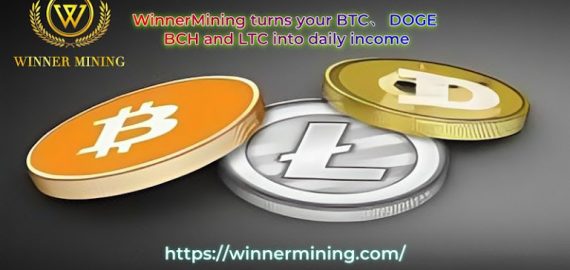 WINNER MINING launches one-click green energy mining for BTC, DOGE, BCH and LTC