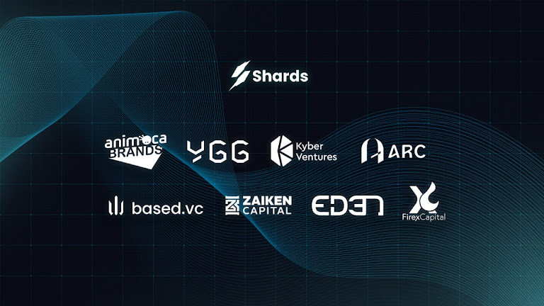 Shards Raises $2M in Oversubscribed Round Backed by Animoca Brands, Kyber Ventures, and YGG