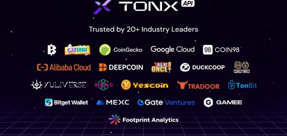 TONX API Partners with 20 Industry Leaders, Including Blum, Catizen, CoinGecko, and Google Cloud