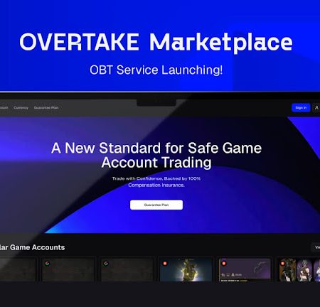 Blockchain P2P Game Asset ‘Overtake Marketplace’ Open-Beta Service Launch