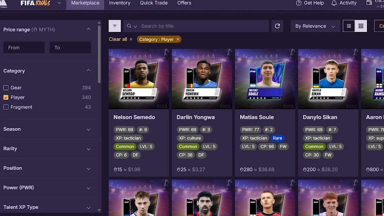Source: FIFA Rivals