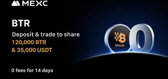 MEXC Lists Bitlayer (BTR) and Launches Airdrop+ Event with 120,000 BTR and 35,000 USDT Prize Pool
