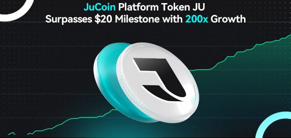 JuCoin Platform Token JU Surpasses $20 Milestone with 200x Growth