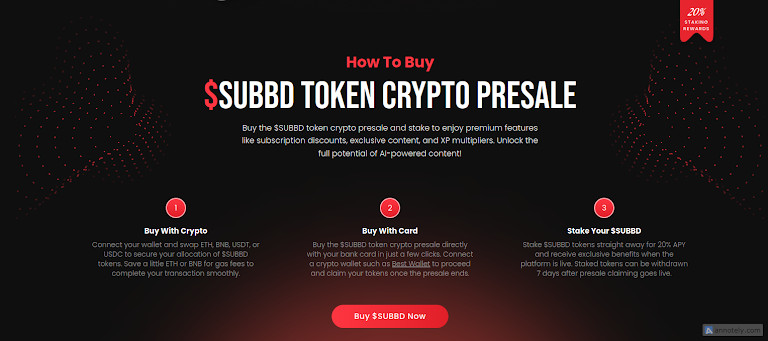SUBBD Presale Review: New Utility Token Disrupting the $85B Creator Economy