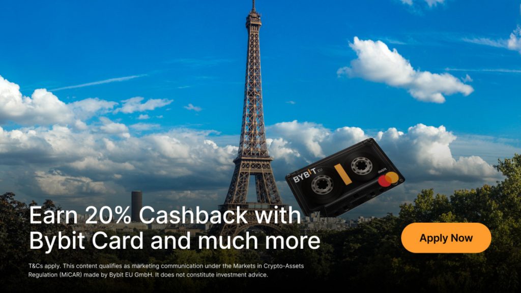 Bybit Card Launches in Europe With Unmatched 20% Cashback