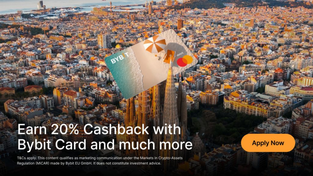 Bybit Card Launches in Europe With Unmatched 20% Cashback