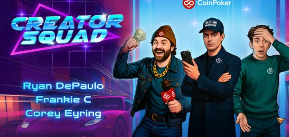 Top Crypto Casino CoinPoker Recruits YouTubers Ryan Depaulo, Frankie C And Corey Eyring