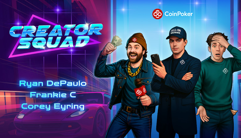 Top Crypto Casino CoinPoker Recruits YouTubers Ryan Depaulo, Frankie C And Corey Eyring