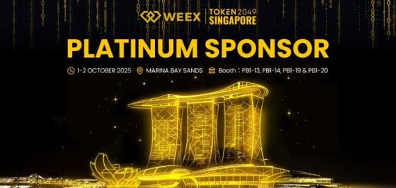 WEEX Powers TOKEN2049 Singapore as Platinum Sponsor Amidst Rapid CEX Growth