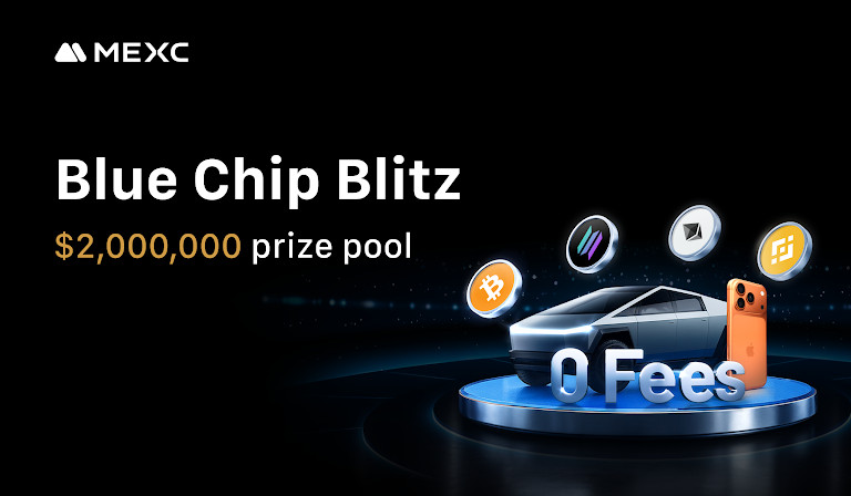 MEXC Launches Blue Chip Blitz Campaign with Zero Fees and $2 Million in Rewards