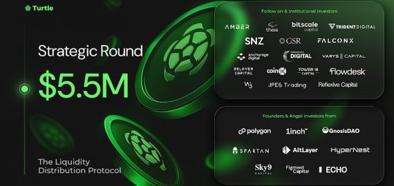 Turtle Raises an Additional $5.5M to Expand Its Liquidity Distribution Network