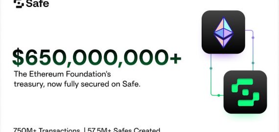 JUST IN: Ethereum Foundation Moves Entire $650M+ Treasury to Safe Multisig