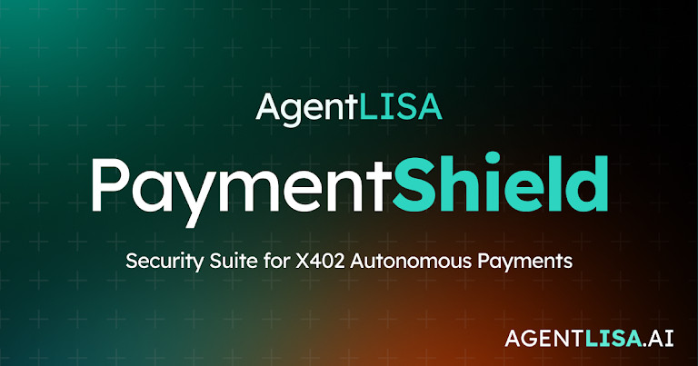AgentLISA Unveils PaymentShield: The First Complete Security Suite for X402 Autonomous Payments